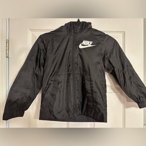 Boys size 7 Black Nike Fall/Spring Jacket